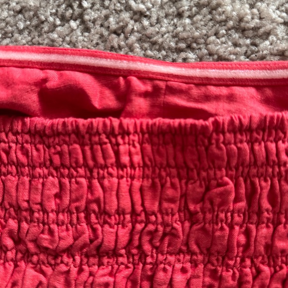 Anthropologie Maeve Red Crop Top - Picture 6 of 6